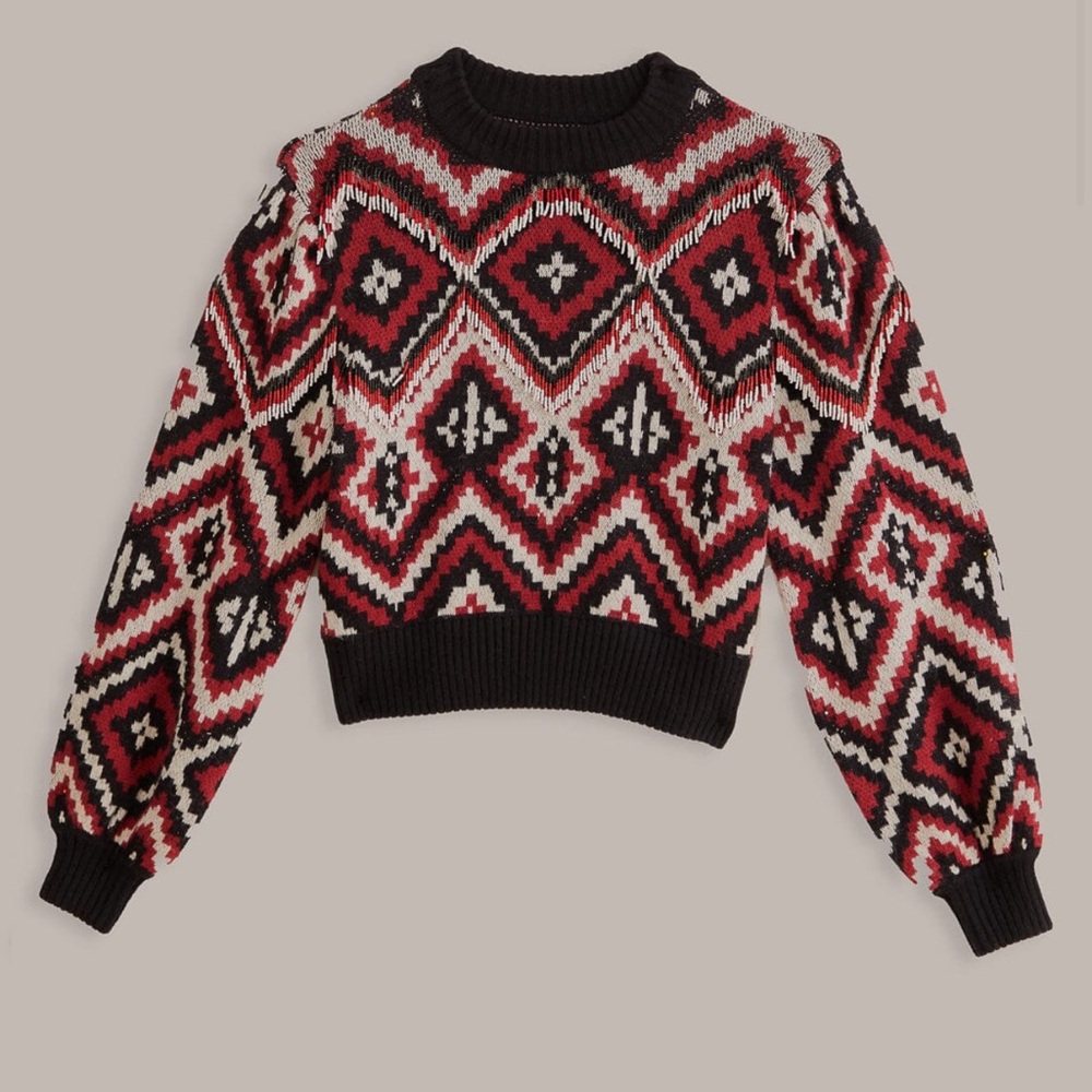Farm Rio Rauti Beaded Knit Sweater - Picture 7 of 11